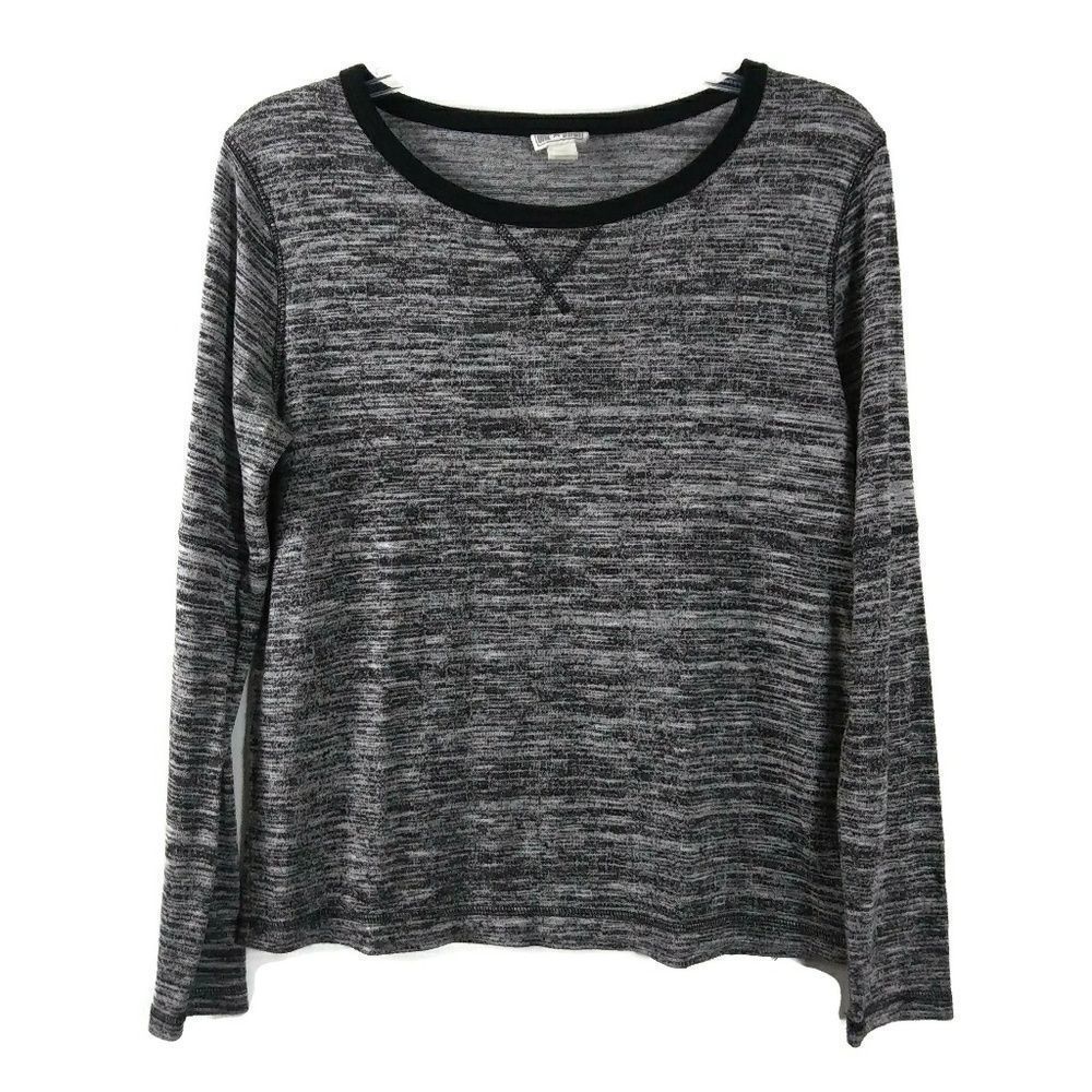 CONVERSE One‎ Star Medium Heather Gray Long Sleeve Y2K Preppy
